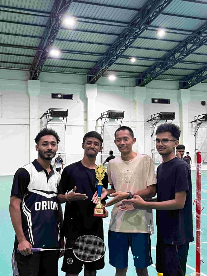 Inter-hostel Badminton Runners Up